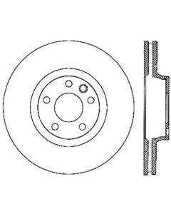 StopTech Power Slot 07-10 Audi Q7 / 03-10 Porsche Cayenne Cryo Right Front Slotted Rotor - 126.33091CSR
