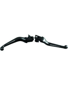 Bikers Choice 96-16 Big Twin W/ Cable Clutch 96-03 XL Black Slotted Lever Set - 482861