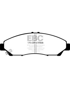 EBC 14+ Acura RLX 3.5 Hybrid Greenstuff Front Brake Pads - DP21801