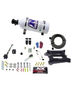 Nitrous Express 4150 Hitman Plus 4-BBL Nitrous Kit (50-200HP) w/5lb Bottle - 40041-05