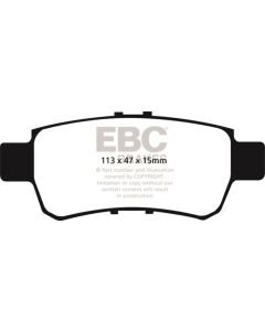 EBC 05-10 Honda Odyssey 3.5 Ultimax2 Rear Brake Pads - UD1088