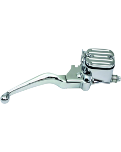 Bikers Choice Chrome 96-07 FL 96-10 ST Dyna 96-03 XL 9/16 Bore Chopped Handlebar Master Cylinder - 489988