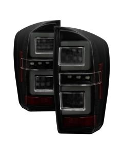 Spyder 16-17 Toyota Tacoma LED Tail Lights - Black Smoke (ALT-YD-TT16-LED-BSM) - 5085740
