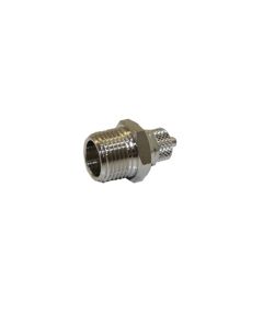 Snow Performance 3/8in NPT - 1/4 Quick Connect Straight Res Fitting - SNO-82081R