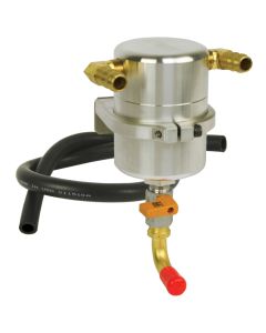 Moroso 08-15 Mitsubishi Evo 10 Air/Oil Separator Catch Can - Billet Aluminum - 85483
