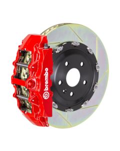 Brembo 23+ Z (RZ34) Front GT BBK 6 Piston Cast 380x34 2pc Rotor Slotted Type-1-Red - 1N2.9080A2