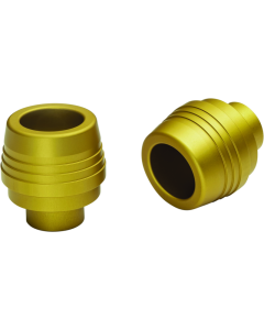 Kuryakyn Lodestar Handlebar Sliders-BMW-Gold - 3800