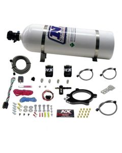 Nitrous Express Chevrolet Corvette/Camaro LT4 Supercharged 6.2L Nitrous Plate System w/15lb Bottle - 20961-15