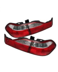 Spyder Honda Accord 98-00 4Dr Euro Style Tail Lights Red Clear ALT-YD-HA98-RC - 5004352