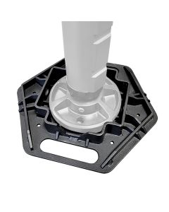 Go Rhino Xventure Gear El Gato Base Plate - Blk - XG-RJ50040B