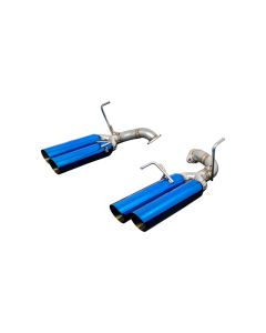 Remark 2015+ Subaru WRX/STI VA Boso Edition Axle Back Exhaust w/ Burnt Blue Single Wall Tip - RO-TBVA-SL