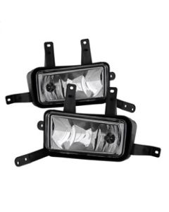 Spyder Chevy Suburban Tahoe 2015-17 OEM Fog Lights W/Chrm trim Cover and Switch Clear FL-CTAH15-C - 9031588