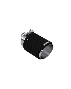 MBRP 3" ID 4" OD Out 6.13" Length Angle Cut Dual Wall Carbon Fiber Exhaust Tip- MBRP-T5188CF