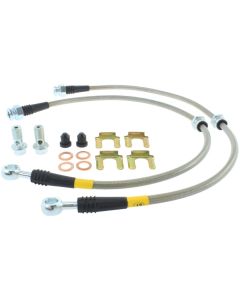 StopTech 95-99 Mitsubishi Eclipse Stainless Steel Front Brake Lines - 950.46004