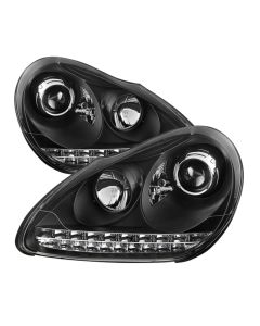 Spyder Porsche Cayenne 03-06 Projector Xenon/HID Model- DRL LED Blk PRO-YD-PCAY03-HID-DRL-BK - 5080967