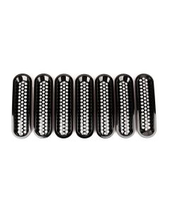 Rugged Ridge Grille Inserts Perforated 07-18 Jeep Wrangler - 11306.31