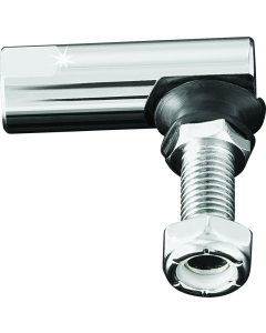 Kuryakyn Barrel Style Right Hand Female 5/16in-24 Threads Chrome - 9056