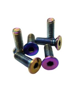 NRG Steering Wheel Screw Upgrade Kit (Conical) - Neochrome - SWS-100MC