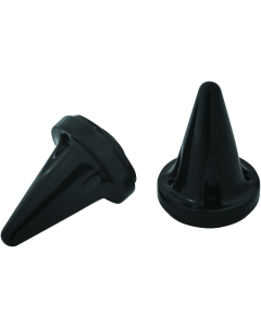 Kuryakyn Stiletto End Caps Grips Black - 6359