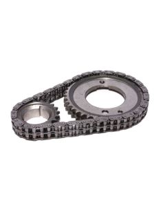 COMP Cams Hi Energy Timing Chain Set for Small Block Chevy 283-400 1955-1986, Single Roller Chain, Steel Construction, Black Finish - 3219