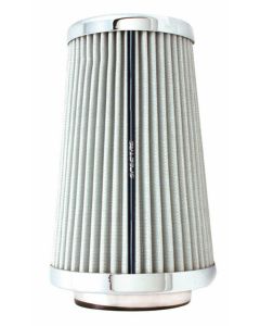 Spectre Adjustable Conical Air Filter 9-1/2in. Tall (Fits 3in. / 3-1/2in. / 4in. Tubes) - White - 9738