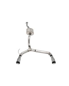 Corsa 21-24 Ford Bronco 2.7L 4-Door 2.75in Cat-Back Dual Rear Exhaust w/4in Straight-Cut Polish Tips - 21210
