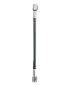 Fragola -3AN Ext Black Covered Assembly Straight x Straight 14in - 312014-BL