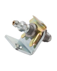 Russell Adapter Fitting -4 AN Male Flare to 3/8in. -24 Brake Bleeder Female - Clear Zinc Finish - 641380