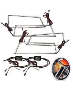 Oracle Chevrolet Silverado 03-06 Square Halo Kit - ColorSHIFT - 3959-330