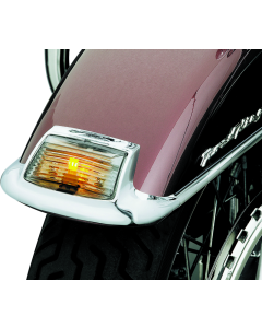Kuryakyn Front Smoke Fender Tip Lens With LED - 4824