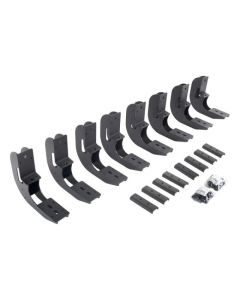 Go Rhino 19-22 Chevrolet Silverado 1500 CC Mtg Brackets (V-Series V3/RB10 Slim/RB20 Slim) - Tex. Blk - 6940486
