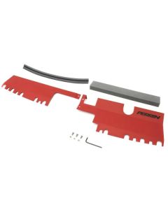 Perrin 15-21 WRX/STI Radiator Shroud (With OEM Intake Scoop) - Red - PSP-ENG-512-4RD