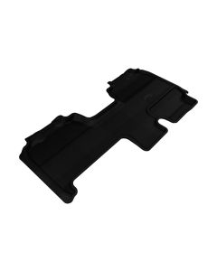 3D MAXpider 2009-2014 Ford F-150 Supercab Kagu 2nd Row Floormats - Black - L1FR07121509