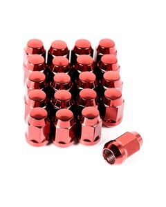 Rugged Ridge Wheel Lug Nut Set of 20 Red 1/2-20 - 16715.24