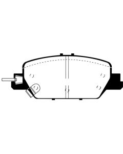 EBC 2017+ Honda CR-V 1.5L Turbo Ultimax2 Rear Brake Pads - UD2037