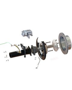 Pedders 05-20 Toyota Tacoma (6 Lug) Rear Brake Conversion Kit - PED-PBCK006