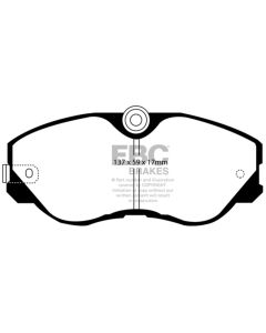 EBC 87-89 Nissan 300ZX 3.0 Turbo Redstuff Front Brake Pads - DP3736C