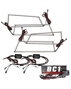 Oracle Chevy Silverado 03-06 Square Dual Halo Kit - ColorSHIFT w/ BC1 Controller - 3959-335