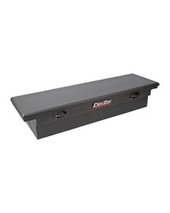 Deezee Universal Tool Box - Red Crossover - Single Lid Black BT Pull Handle (Low/Txt Blk) - DZ10170LTB