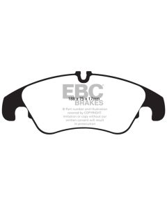 EBC 2011 Audi Q5 BR 2.0T Extra Duty Front Brake Pads - ED92022