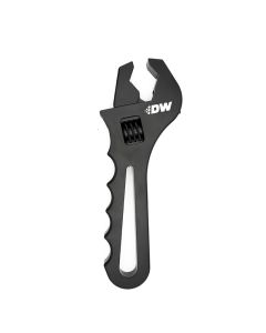 DeatschWerks Adjustable AN Hose End Wrench - Black Anodized - 6-02-1006