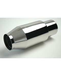 Gibson Marine Bullet Muffler (Pair) - 4in Inlet/11in Length - Stainless - 110001