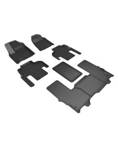 3D Maxpider 22-24 Jeep Wagoneer 7 Seat Kagu Black R1 R2 R3 - L1JP03301509