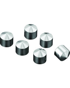 Kuryakyn Peaked Rocker Box Bolt Covers 6 Piece Twin Cam & Milwaukee-8 - 8693