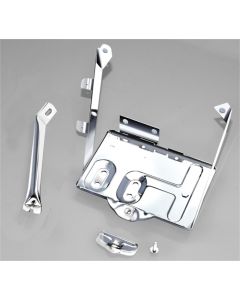 Rugged Ridge 76-86 Jeep CJ Stainless Steel Battery Tray Kit - 11132.01