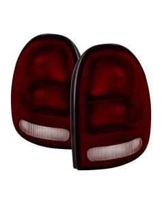 xTune Plymouth Grand Voyager 96-00 OEM Style Tail Lights Dark Red ALT-JH-DCA96-OE-RSM - 9030949