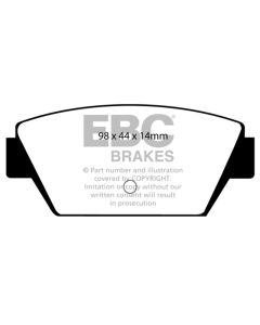 EBC 93-94 Eagle Talon 1.8 Yellowstuff Rear Brake Pads - DP4576R