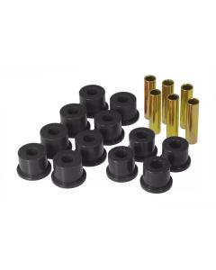 Prothane GM Rear Spring & Shackle Bushings (w/ 1.5in OD Frame Shackle Bush) - Black - 7-1054-BL