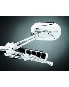 Kuryakyn Magnum Plus Mirror Flat Glass Chrome - 1412