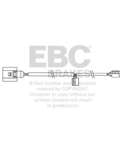 EBC 2008 Porsche Cayenne (1st Gen) 4.8L Turbo Rear Wear Leads - EFA158